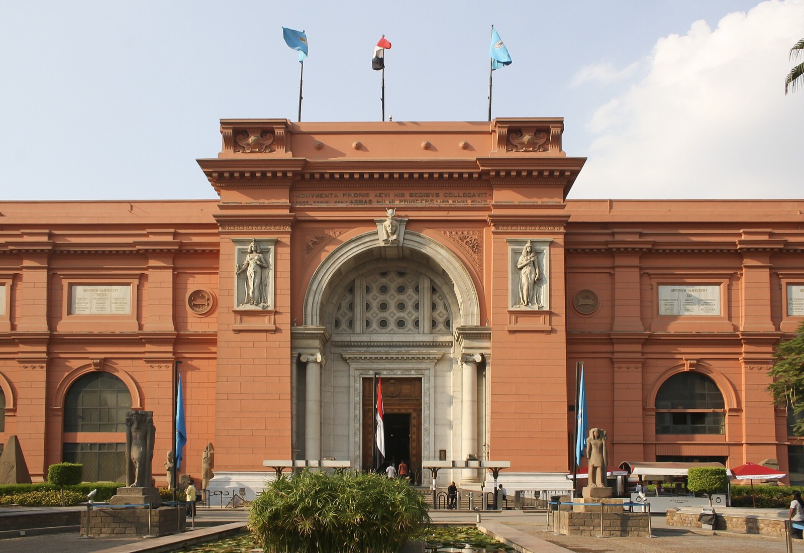Facade of the Egyptian Museum on Tahrir Square